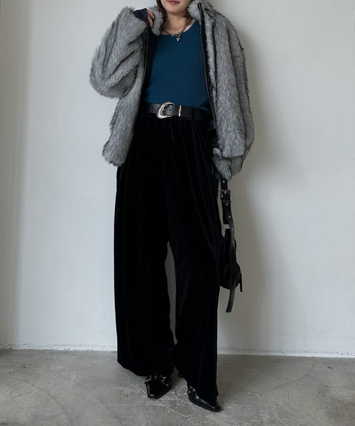 セール】ZIPUPキャットファーブルゾン（ブルゾン）｜PAGEBOY（ページ