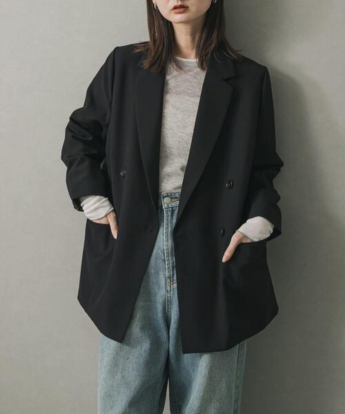 SENEE ダブルテーラードジャケット double tailored jacket（ダブルテーラードジャケット