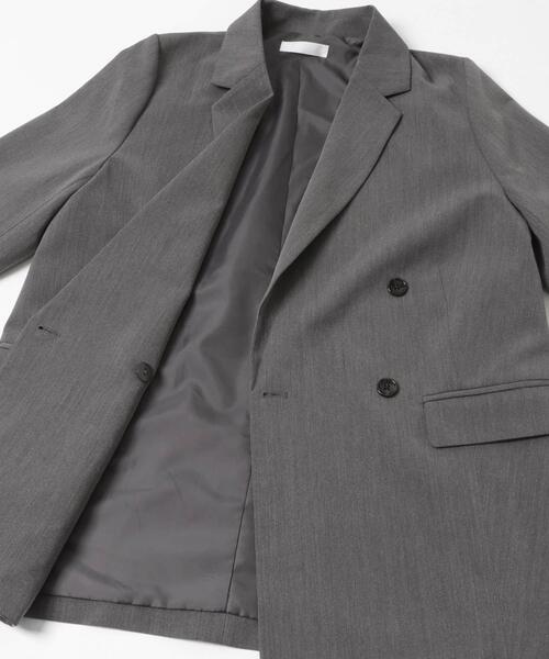 SENSE OF PLACE by URBAN RESEARCH(センスオブプレイスバイアーバンリサーチ)の「ダブルテーラードジャケット(その他アウター・レディース・ブラック/ブラウン系その他/グレー・ONE)」の19枚目の写真