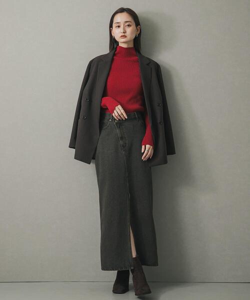 SENSE OF PLACE by URBAN RESEARCH(センスオブプレイスバイアーバンリサーチ)の「ダブルテーラードジャケット(その他アウター・レディース・ブラック/ブラウン系その他/グレー・ONE)」の6枚目の写真