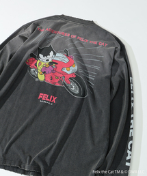 THE FELiX（フェリクス）の「フィリックス・ザ・キャット × relume プリント ロング Tシャツ（Tシャツ/カットソー）」