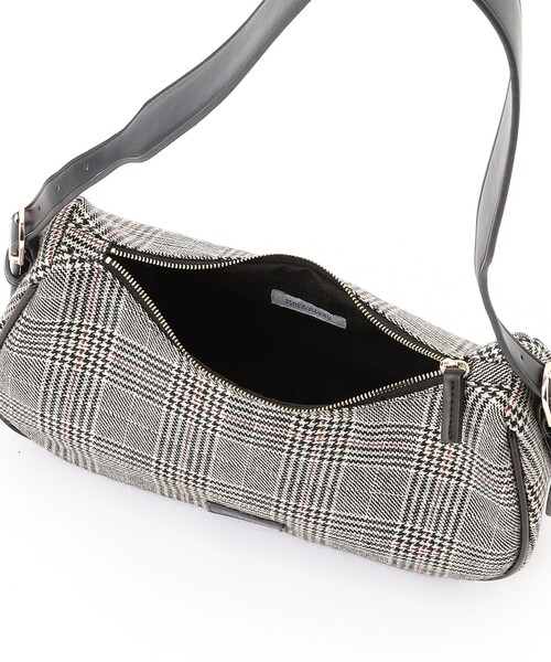 MACKINTOSH PHILOSOPHY（ﾏｯｷﾝﾄｯｼｭ ﾌｨﾛｿﾌｨｰ）の「チェックツイードミニホーボーバッグ（ハンドバッグ・レディース・グレー系その他2/ブラウン・FREE）」の10枚目の写真