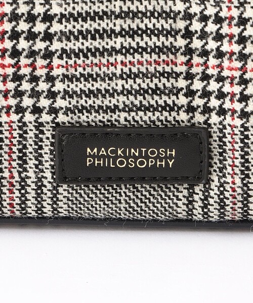 MACKINTOSH PHILOSOPHY（ﾏｯｷﾝﾄｯｼｭ ﾌｨﾛｿﾌｨｰ）の「チェックツイードミニホーボーバッグ（ハンドバッグ・レディース・グレー系その他2/ブラウン・FREE）」の13枚目の写真