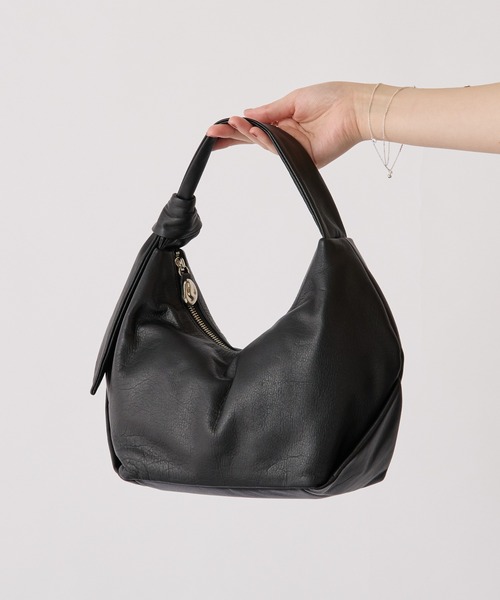 gemeil（ジェムイル）の「ノットワンハンドルバッグ/gemeilコラボ（ショルダーバッグ・レディース・ブラック系その他2・FREE）」の4枚目の写真