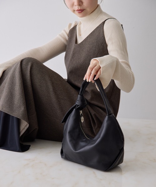 gemeil（ジェムイル）の「ノットワンハンドルバッグ/gemeilコラボ（ショルダーバッグ・レディース・ブラック系その他2・FREE）」の5枚目の写真