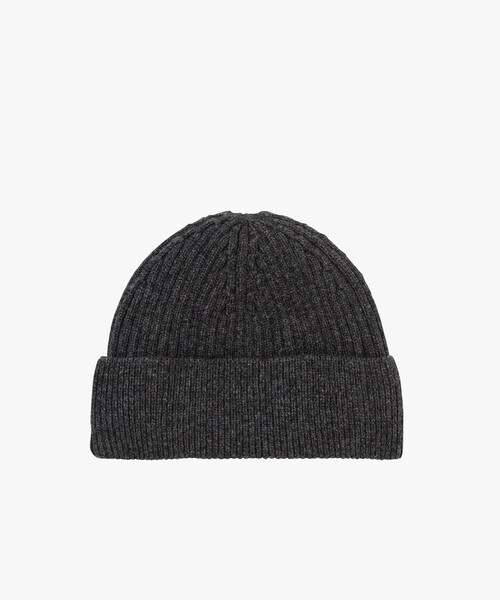 AIGLE（エーグル）の「ロゴ刺繍ビーニー（ニットキャップ/ビーニー・レディース・ダークグレー/ブラック・FREE）」の7枚目の写真