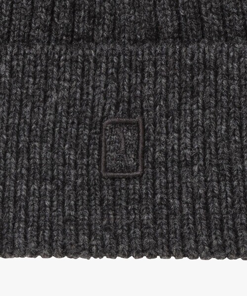 AIGLE（エーグル）の「ロゴ刺繍ビーニー（ニットキャップ/ビーニー・レディース・ダークグレー/ブラック・FREE）」の8枚目の写真