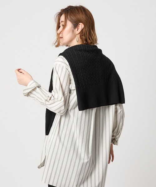 conte＞ケーブル Vネック カーディガン（カーディガン/ボレロ）｜conte