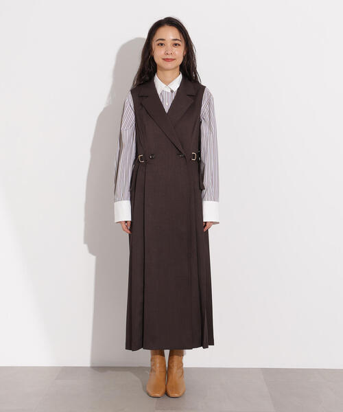 ナチュラルビューティーベーシック ダブルテーラー ナロー ジャンスカ