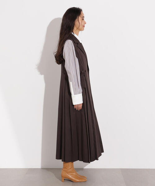 PS/低身長サイズ】サイドプリーツテーラージャンスカ（ワンピース）｜N