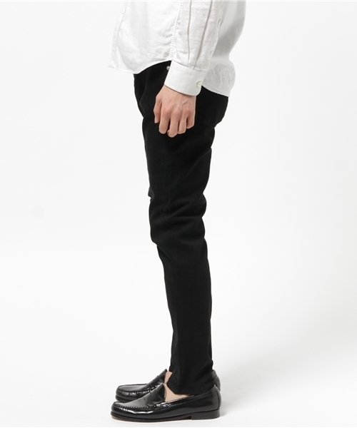 SENSE OF PLACE by URBAN RESEARCH（センスオブプレイスバイアーバンリサーチ）の「【B】イージースキニーデニム(ブラック)（デニムパンツ・メンズ・ブラック・L/M/S）」の2枚目の写真