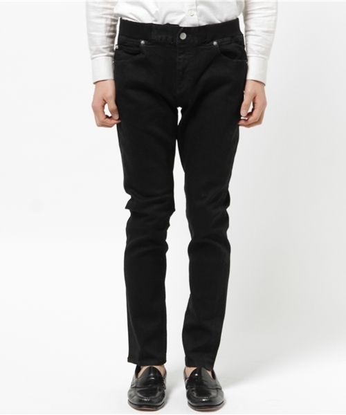 SENSE OF PLACE by URBAN RESEARCH（センスオブプレイスバイアーバンリサーチ）の「【B】イージースキニーデニム(ブラック)（デニムパンツ・メンズ・ブラック・L/M/S）」の7枚目の写真