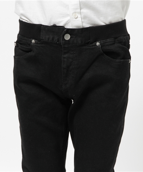 SENSE OF PLACE by URBAN RESEARCH（センスオブプレイスバイアーバンリサーチ）の「【B】イージースキニーデニム(ブラック)（デニムパンツ・メンズ・ブラック・L/M/S）」の8枚目の写真