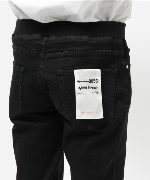 SENSE OF PLACE by URBAN RESEARCH（センスオブプレイスバイアーバンリサーチ）の「【B】イージースキニーデニム(ブラック)（デニムパンツ・メンズ・ブラック・L/M/S）」の9枚目の写真