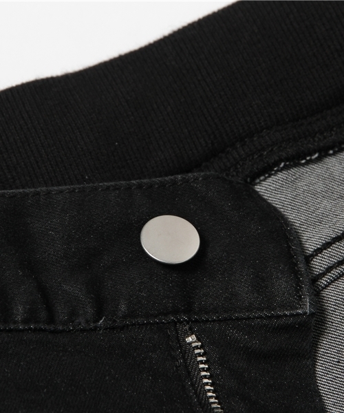 SENSE OF PLACE by URBAN RESEARCH（センスオブプレイスバイアーバンリサーチ）の「【B】イージースキニーデニム(ブラック)（デニムパンツ・メンズ・ブラック・L/M/S）」の4枚目の写真