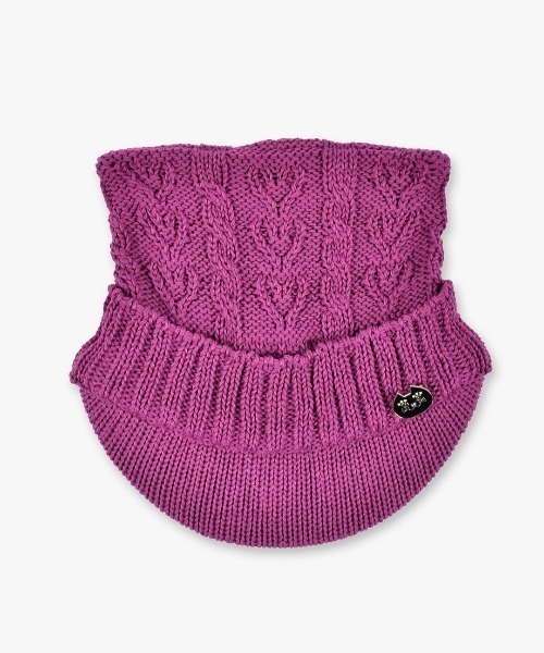 ANNA SUI（アナスイ）の「ネコ耳ニットキャップ（ニットキャップ/ビーニー・レディース・パープル/ベージュ/グリーン/ブラック・FREE）」の5枚目の写真
