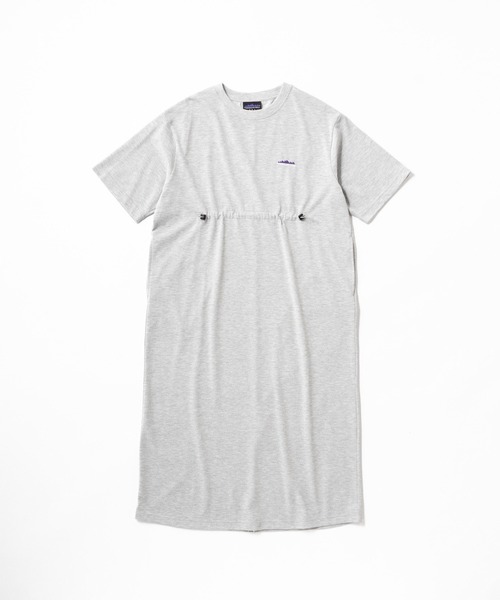 THOUSAND MILE（サウザンドマイル）の「[L's]SHORT SLEEVE DRAWCOAD OP T/C JERSEY/ショートスリーブドローコードワンピース（ワンピース・レディース・グリーン/ネイビー/チャコールグレー/グレー/ブラック/ホワイト・FREE）」の5枚目の写真
