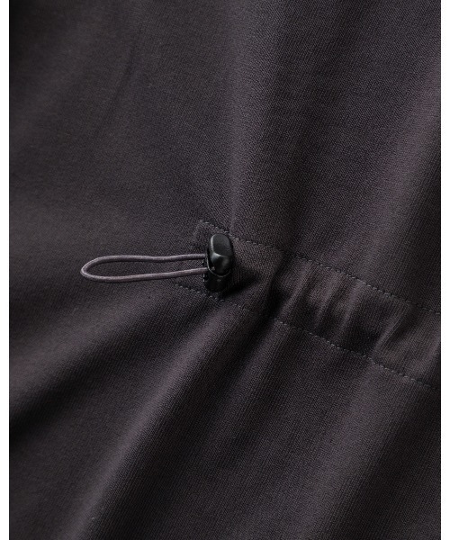 THOUSAND MILE（サウザンドマイル）の「[L's]SHORT SLEEVE DRAWCOAD OP T/C JERSEY/ショートスリーブドローコードワンピース（ワンピース・レディース・グリーン/ネイビー/チャコールグレー/グレー/ブラック/ホワイト・FREE）」の9枚目の写真