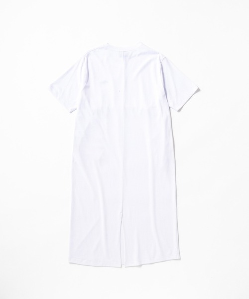 THOUSAND MILE（サウザンドマイル）の「[L's]SHORT SLEEVE DRAWCOAD OP T/C JERSEY/ショートスリーブドローコードワンピース（ワンピース・レディース・グリーン/ネイビー/チャコールグレー/グレー/ブラック/ホワイト・FREE）」の18枚目の写真