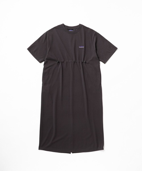 THOUSAND MILE（サウザンドマイル）の「[L's]SHORT SLEEVE DRAWCOAD OP T/C JERSEY/ショートスリーブドローコードワンピース（ワンピース・レディース・グリーン/ネイビー/チャコールグレー/グレー/ブラック/ホワイト・FREE）」の17枚目の写真