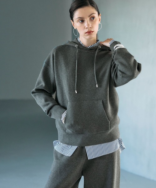 ZOZO限定】ファンクションイージーニットフーディー（ニット/セーター