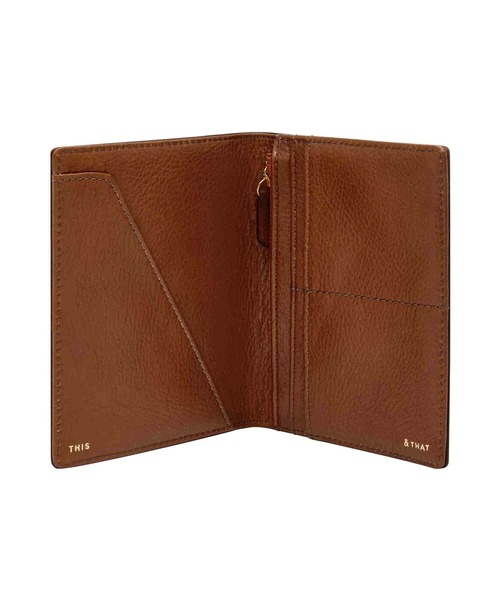 FOSSIL（フォッシル）の「フォッシル パスポート入れ レディース レザー ブラウン SLG1557200（パスポートケース・レディース・ブラウン・FREE）」の3枚目の写真
