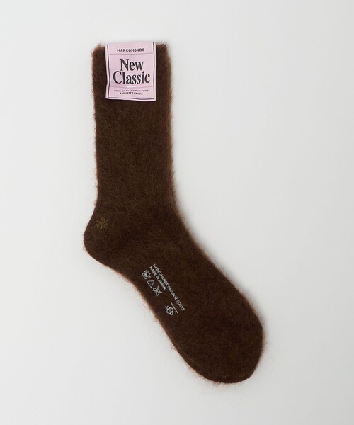 MARCOMONDE(マルコモンド)の「<MARCOMONDE>リブシャギー ソックス / 靴下(ソックス/靴下・レディース・ダークブラウン/ライム/ホワイト/オレンジ・FREE)」の3枚目の写真