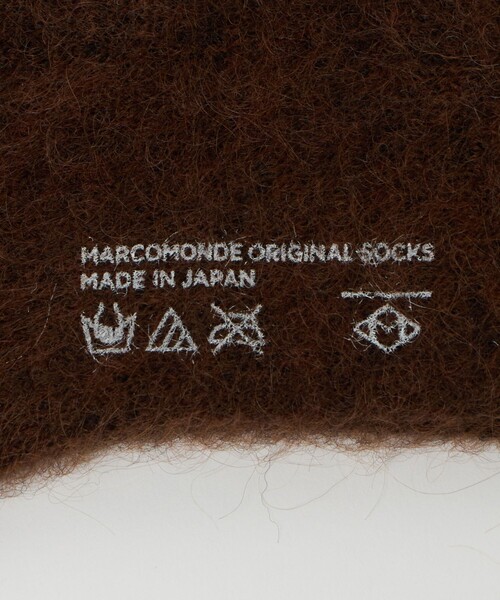 MARCOMONDE(マルコモンド)の「<MARCOMONDE>リブシャギー ソックス / 靴下(ソックス/靴下・レディース・ダークブラウン/ライム/ホワイト/オレンジ・FREE)」の8枚目の写真