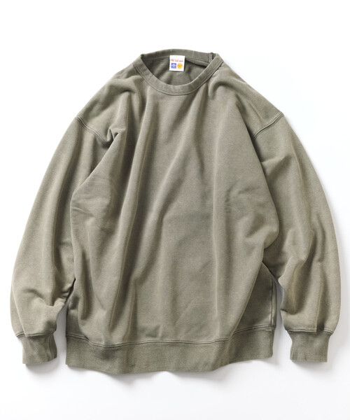 セール】HEAVY WEIGHT CREW NECK PIGMENT SWT 13oz/ヘビーウェイト