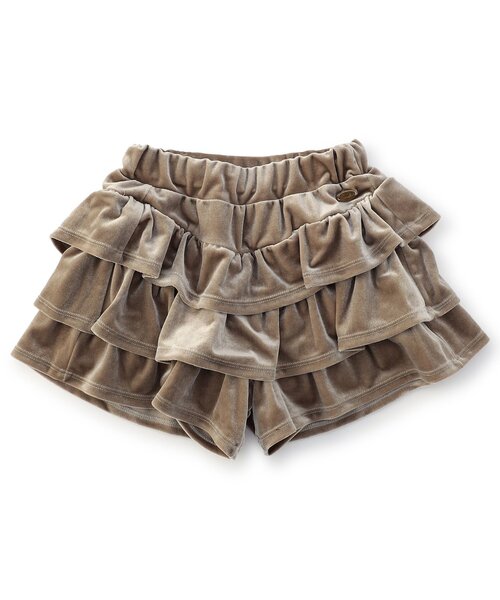 Seraph（セラフ）の「【ジュニア対応】スカート見えベロアティアードパンツ（その他パンツ・キッズ・ブラック/ゴールド/ベージュ・90/100/110/120/130/80/140）」の11枚目の写真