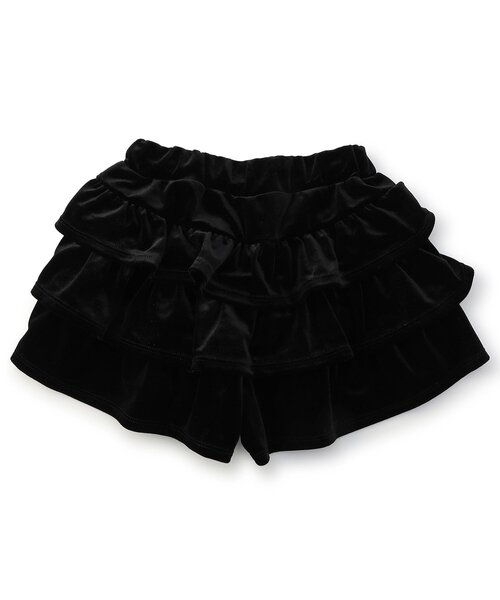 Seraph（セラフ）の「【ジュニア対応】スカート見えベロアティアードパンツ（その他パンツ・キッズ・ブラック/ゴールド/ベージュ・90/100/110/120/130/80/140）」の7枚目の写真