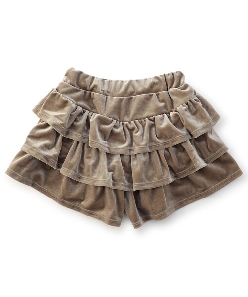 Seraph（セラフ）の「【ジュニア対応】スカート見えベロアティアードパンツ（その他パンツ・キッズ・ブラック/ゴールド/ベージュ・90/100/110/120/130/80/140）」の12枚目の写真