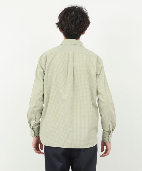 NOLLEY’S(ノーリーズ)の「ダブルワッシャー タイプライター レギュラーカラーシャツ 25AW(シャツ/ブラウス・メンズ・ホワイト系その他/グリーン系その他/ブルー系その他・L/M/S/XL)」の10枚目の写真