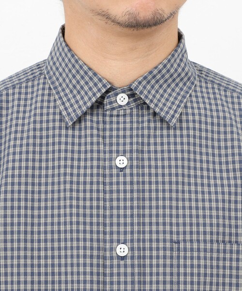 NOLLEY’S(ノーリーズ)の「ダブルワッシャー タイプライター レギュラーカラーシャツ 25AW(シャツ/ブラウス・メンズ・ホワイト系その他/グリーン系その他/ブルー系その他・L/M/S/XL)」の16枚目の写真