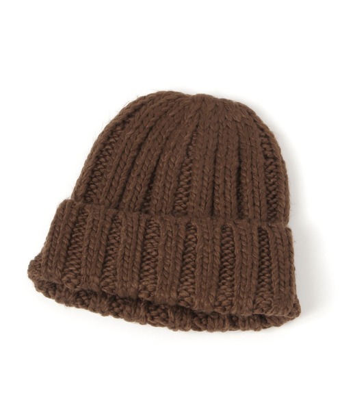 LAKOLE（ラコレ）の「ローゲージニットワッチ / 581859（ニットキャップ/ビーニー・レディース・ブラウン/グレー/ブルー/オフホワイト・FREE）」の14枚目の写真