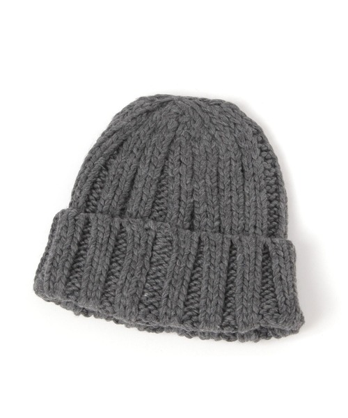 LAKOLE（ラコレ）の「ローゲージニットワッチ / 581859（ニットキャップ/ビーニー・レディース・ブラウン/グレー/ブルー/オフホワイト・FREE）」の15枚目の写真