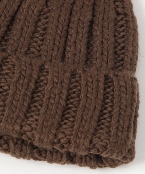 LAKOLE（ラコレ）の「ローゲージニットワッチ / 581859（ニットキャップ/ビーニー・レディース・ブラウン/グレー/ブルー/オフホワイト・FREE）」の21枚目の写真