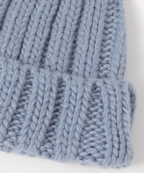 LAKOLE（ラコレ）の「ローゲージニットワッチ / 581859（ニットキャップ/ビーニー・レディース・ブラウン/グレー/ブルー/オフホワイト・FREE）」の22枚目の写真