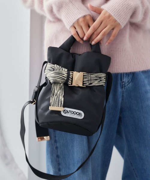 BARNYARDSTORM（バンヤードストーム）の「BARNYARDSTORM / OUTDOORPRODUCTS / ミニトートBAG【WEB限定カラー】（ショルダーバッグ・レディース・ゼブラ/ブラック/ブラウン/ベージュ系その他5/ブルー系その他・FREE）」の5枚目の写真