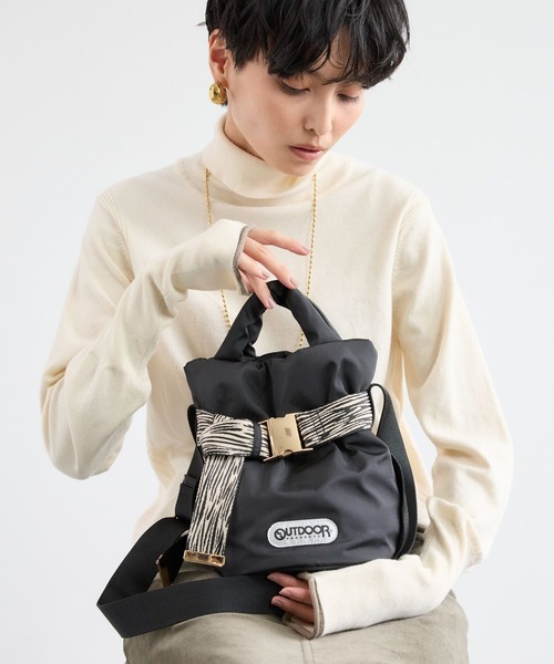 BARNYARDSTORM（バンヤードストーム）の「BARNYARDSTORM / OUTDOORPRODUCTS / ミニトートBAG【WEB限定カラー】（ショルダーバッグ・レディース・ゼブラ/ブラック/ブラウン/ベージュ系その他5/ブルー系その他・FREE）」の18枚目の写真