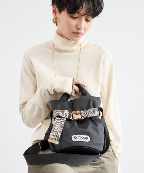 BARNYARDSTORM（バンヤードストーム）の「BARNYARDSTORM / OUTDOORPRODUCTS / ミニトートBAG【WEB限定カラー】（ショルダーバッグ・レディース・ゼブラ/ブラック/ブラウン/ベージュ系その他5/ブルー系その他・FREE）」の19枚目の写真