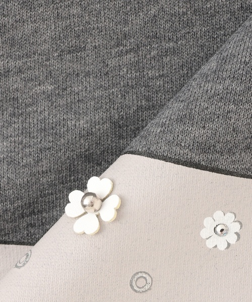 トロンプルイユフラワークロスボディワンピース（ワンピース）｜kate