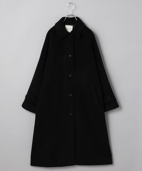 FREAK'S STORE（フリークスストア）の「＜低身長サイズあり＞ビーバーロングコート/ステンカラーコート（ステンカラーコート・レディース・ブラック/ブラウン/ベージュ・ﾌﾘ-/SMALL）」の22枚目の写真