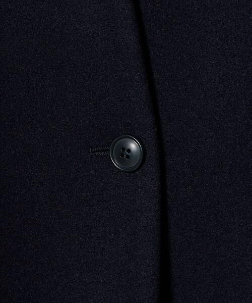 A DAY IN THE LIFE UNITED ARROWS(アデイインザライフユナイテッドアローズ)の「ニットメルトン キーネックコート <A DAY IN THE LIFE>(その他アウター・レディース・その他1/モカ/ネイビー/ライトグレー・FREE)」の14枚目の写真