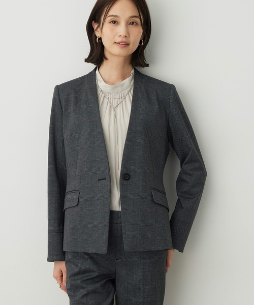 A/C DESIGN BY ALPHA CUBIC（エーシーデザインバイアルファキュービック）の「ラインストーンチェーン2連ネックレス（ネックレス・レディース・ゴールド/シルバー・フリー）」の7枚目の写真