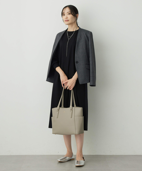 A/C DESIGN BY ALPHA CUBIC（エーシーデザインバイアルファキュービック）の「ラインストーンチェーン2連ネックレス（ネックレス・レディース・ゴールド/シルバー・フリー）」の9枚目の写真