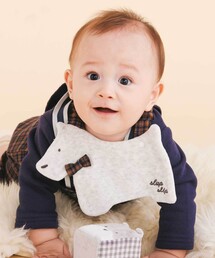 SLAP SLIP BABY（スラップスリップベビー）の「アニマル恐竜イヌモチーフパイルスタイ（スタイ/よだれかけ・キッズ）」