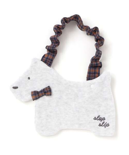 SLAP SLIP BABY（スラップスリップベビー）の「アニマル恐竜イヌモチーフパイルスタイ（スタイ/よだれかけ・キッズ・イエロー/ホワイト・FREE）」の10枚目の写真