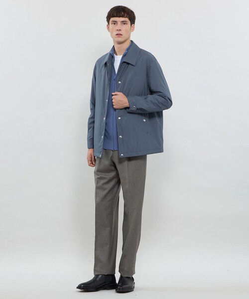 MACKINTOSH LONDON（マッキントッシュ ロンドン）の「【ALTON】【HEAVENRY LIGHT CLOUD】ライトウェイトコーチジャケット（ブルゾン・メンズ・ブルー/ブラック・40/42/38）」の4枚目の写真