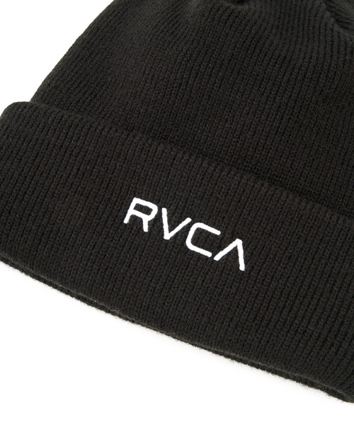RVCA(ルーカ)の「RVCA DOUBLE FACE BEANIE(ニットキャップ/ビーニー・メンズ・ブラック・FREE)」の2枚目の写真